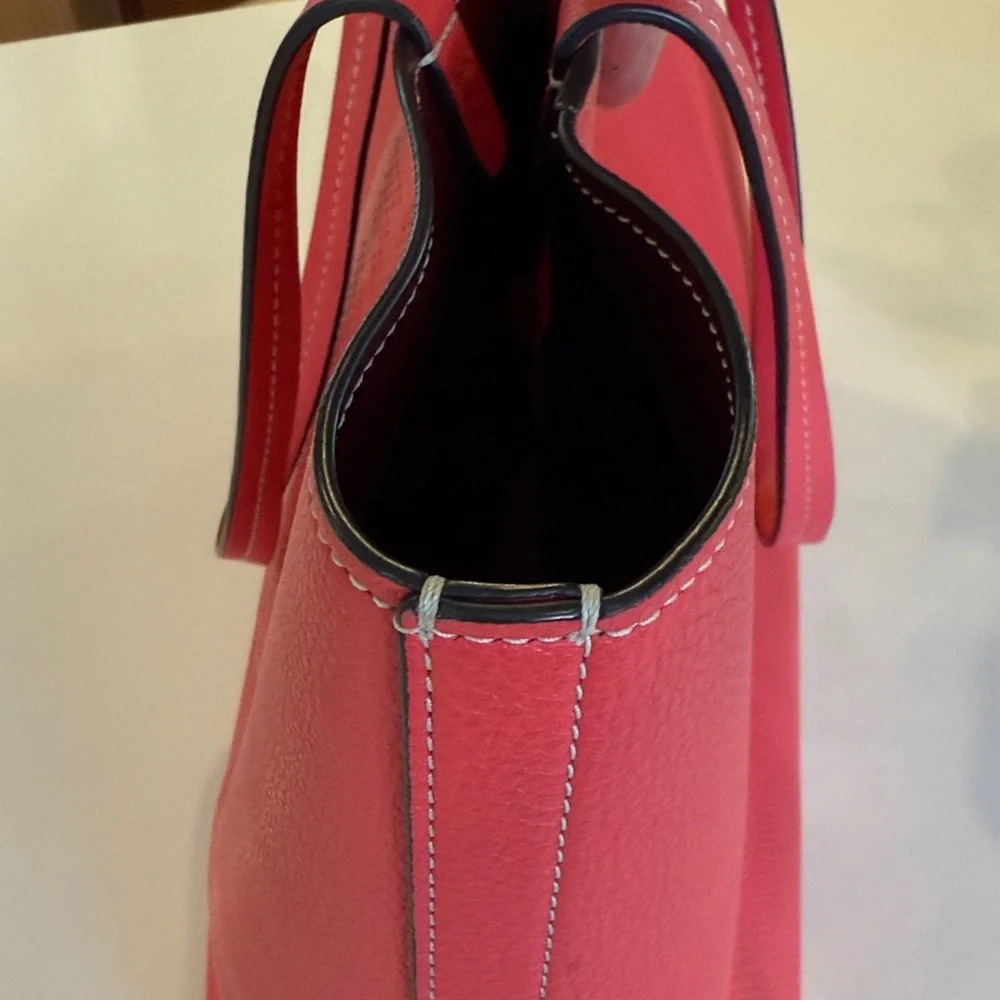 *SOLD* Tory Burch Perforated Leather Tote - Picture 6 of 12